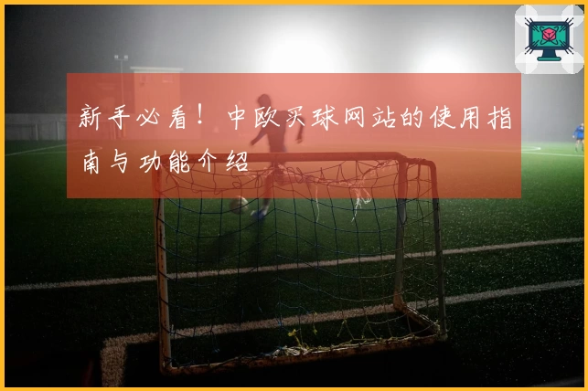 新手必看！中欧买球网站的使用指南与功能介绍