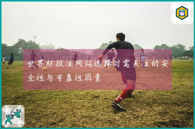 世界杯投注网站选择时需关注的安全性与可靠性因素